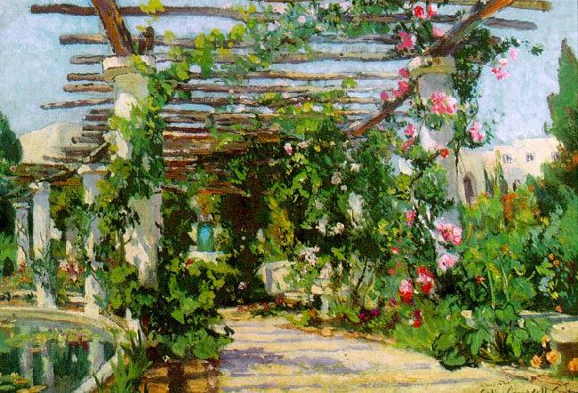 Colin Campbell Cooper Summer Verandah china oil painting image